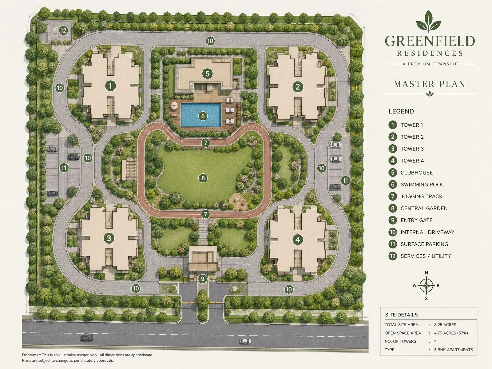Shreeji Aangan master plan 1